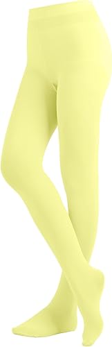 EMEM Apparel Medias con pies de microfibra opacas de color sólido para mujer