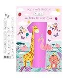 Carte d'anniversaire exquise pour elle : une jolie carte, adaptée pour envoyer un message chaleureux à une amie ou un membre de la famille. La carte est livrée avec une enveloppe assortie.