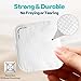 Vexlytra Soft Cotton Pads for Face(70 Count) - Lint-Free, Pressed Seam Design, Gentle on Sensitive Skin & Eyes, Perfect for Makeup Removal & Facial Cleansing