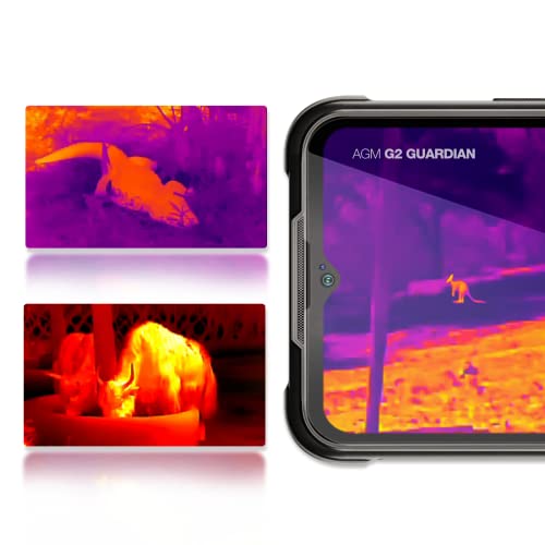AGM G2 Guardian Outdoor Smartphone 5G mit 500 Metern Wärmebild Monokular, 12 GB RAM + 256 GB ROM, 256 x 192 Autofokus 10 mm Objektiv, Qualcomm QCM6490, 108 MP Kamera, 6,58" FHD+ 120 Hz – Bild 4