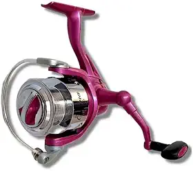Maruri, Molinete Maruri Carina Pesca 1000 Rosa Drag:4kg 18lbs Arco em Alumínio Rec.4.7:1