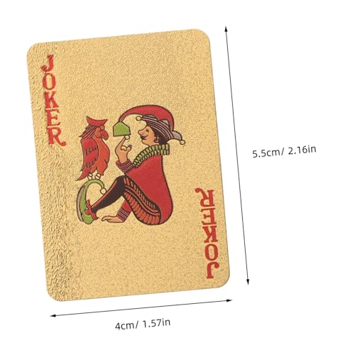 Abaodam Kleiner Pokerkarten Satz Kinder Kartenspiel Klein Leicht Robust Partyzubehör Reisespiel – Bild 3