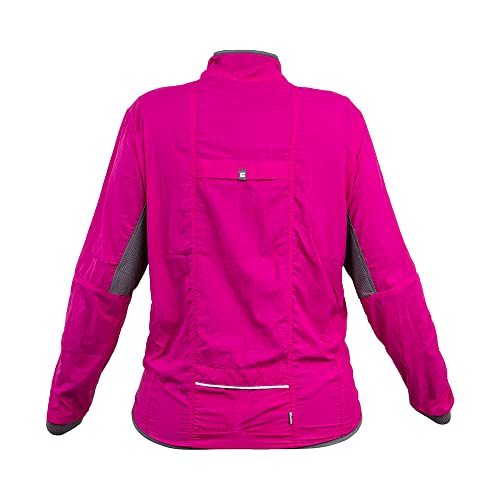 Jaqueta Corta-Vento Fluid CURTLO - Feminino, tam. GG, cor pink