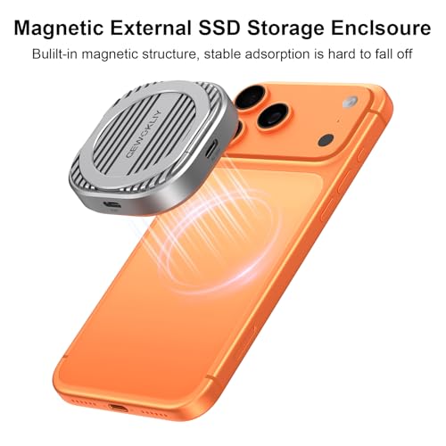 Carcasa magnética para SSD M.2 2230 NVMe 2TB USB C miniatura 2