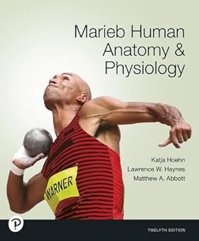 Hardcover Marieb Human Anatomy & Physiology, 12th edition Book