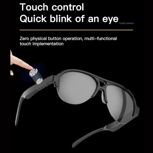 AI -Übersetzung Intelligente Brille Bluetooth für Männer & Frauen, V5.4 IP65 Regensicher, 144 Sprache Echtzeit -Übersetzung Smart Sonnenbrille mit Mikrofon & Lautsprechern für – Bild 3