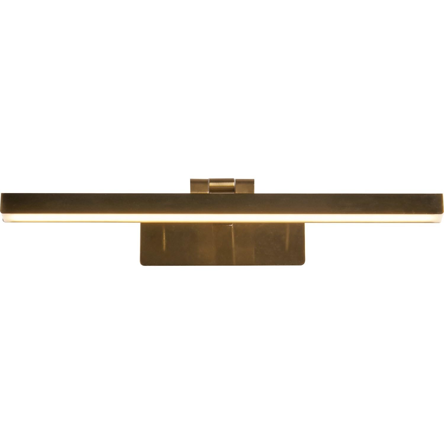 Searchlight Rhodes Lámpara para cuadros de 40 cm, metal de latón satinado