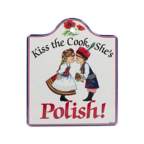 Essence of Europe Gifts Kiss The Cook. She's Polish Cheeseboard