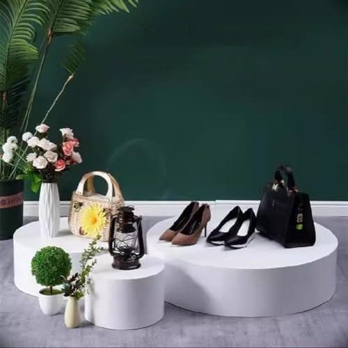 Socle blanc pour présentation de vêtements et de sacs