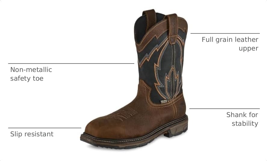 Image of Irish Setter, Marshall, Men's, 11 inch, Waterproof, Non-Metallic Safety Toe, Work Boot