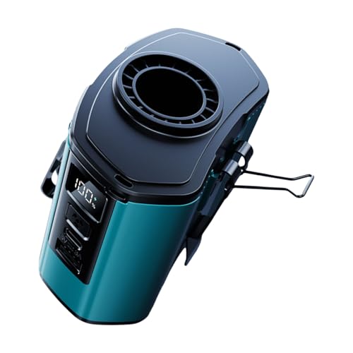 Ventilador de clip de cintura recargable portátil con batería 12000 mAh 6