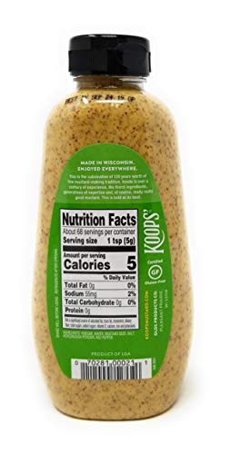 Koops' Horseradish Mustard, 12 Oz. Bottle, 3-Pack #TOP1