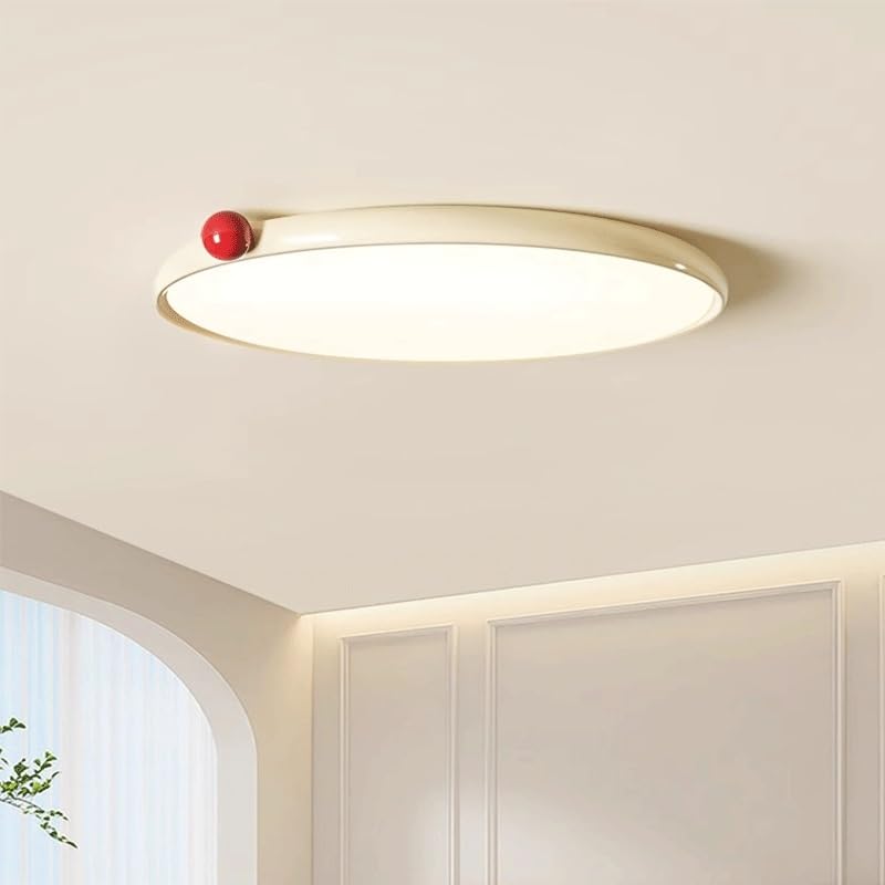 Plafonnier LED variable 3 couleurs en acrylique jaune pour salon - 2