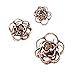 Produktbild 3STK Vintage Rose Mini Kleine Metall Haarklammer Spange Mädchen für Damen Frauen