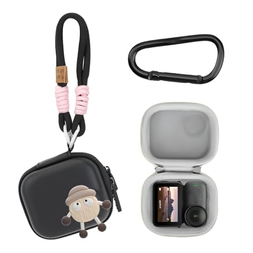 DJI Osmo Nano�Ή��n�[�h�V�F���L�����[�P�[�X�A����f�U�C��&�t���J�����ی�p(�u���b�N + ���X�g�X�g���b�v + �J���r�i)