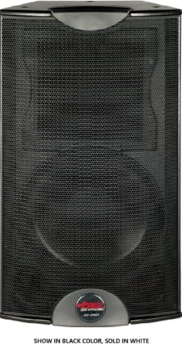 AFI-4W-WR-WHITE Model AFI-4 Series 2 Wide Weather Resistant Loudspeaker, White, 300W Cont./1200W Peak Power Handling, 99dB Sensitivity, 8 ohms Nominal Impedance, 58Hz to 20kHz Frequency Response