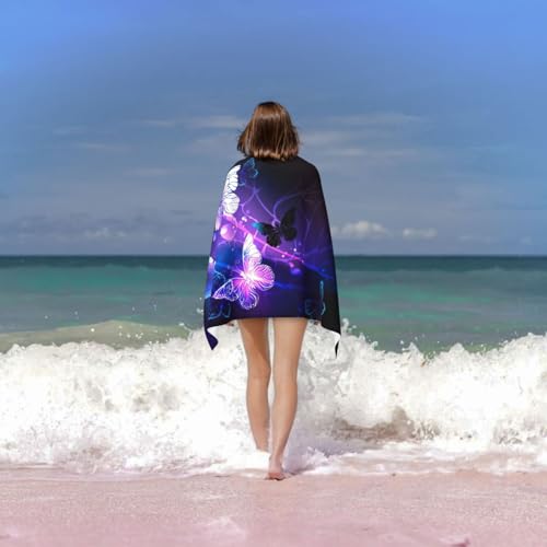 Serviette de bain anti odeur en microfibre contre l'humidité