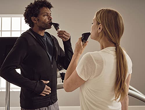 Powerbreathe - Breathing Exercise Device, Breathing Trainer And Therapy Tool To Strengthen Breathing Muscles And Help Lung Capacity, Handheld Inspiratory Muscle Trainer - Black, Heavy Resistance #TOP7