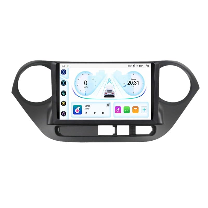 Radio Car Play para Hyundai i10 2014-2017 con pantalla táctil de 9 pulgadas HM607 8 Core 2+64GB
