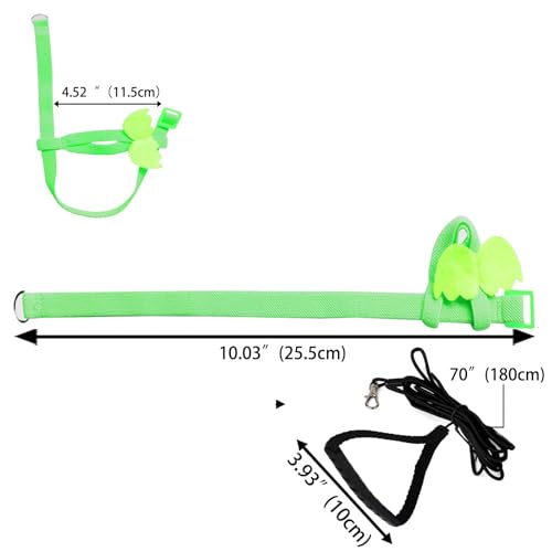 Image of Adjustable Bird Leashes and Harnesses, Bird Nylon Harness with Cute Wing for Parrots, Pet Bird Accessories, Bird Leash for Hang Out, Suitable for Cockatiel, Quaker, Amazon Parrot and Same Size Birds