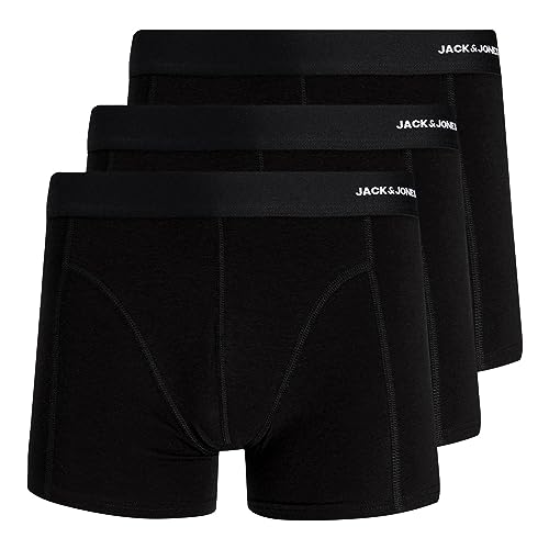 Bóxers de algodón premium JACK & JONES pack de 3 con ajuste anatómico
