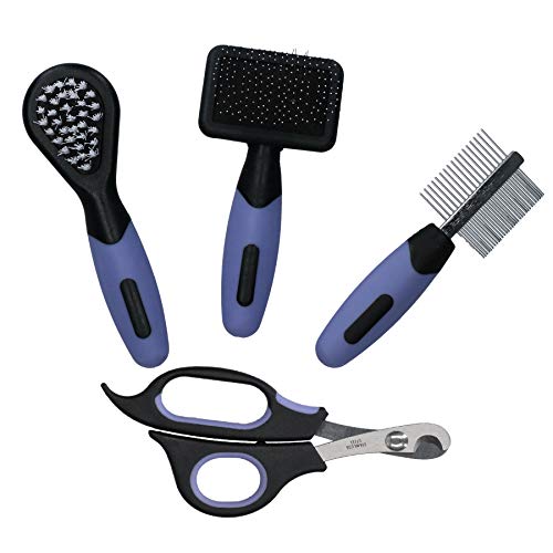 AB Tools Small Animal Mini Grooming Kit Brush,Comb, Cutters Guinea,Rabbit,Hamster,Gerbil