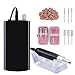 Rechargeable Nail Drill Machine Cordless Portable Manicure Set (Black)