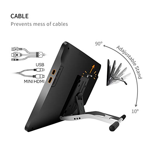 GAOMON Grafiktablett PD1560 Interaktives IPS Full HD