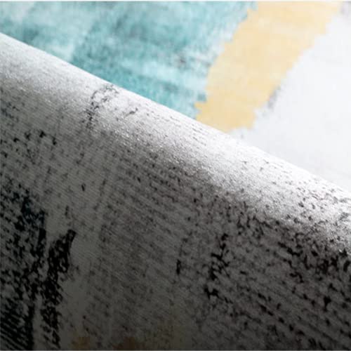 Alfombra de dormitorio moderna y grande gris tejida antideslizante 3