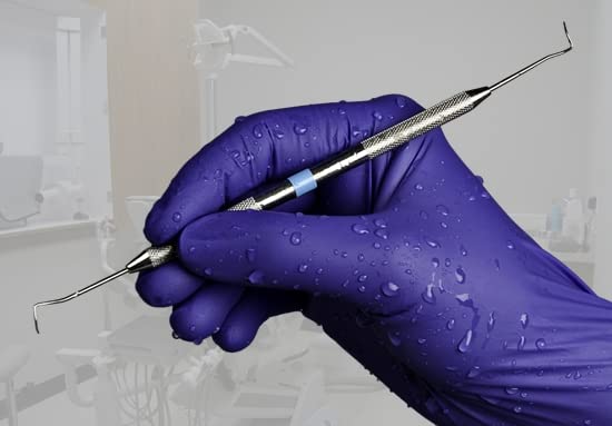 Medline Accutouch Chemo Nitrile Exam Gloves, Powder-Free, Latex-Free, High Tensile Strength, Use-191521