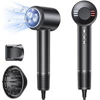 Bopcal 120000RPM Professional Ionic Hair Dryer with Diffuser