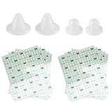 WUYJI Tapones para ombligo de silicona suave de 4 piezas + cinta: adecuados para uso diario o después de una liposucción