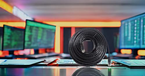 Cat. 6 Ethernet LAN Cable - 20 Meters, RJ45 CAT. 6 Patch Cable, 20M (66ft) CAT. 6 Internet Cable,
