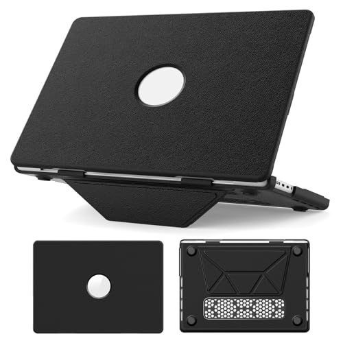 Coque en cuir synthétique MacBook Pro 14 M4 élégante et rigide pour profil premium A3185