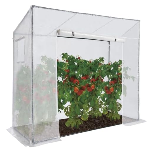 IDMarket - Serre de Jardin Blanche Toutes Saisons avec fenêtre et Porte zippée