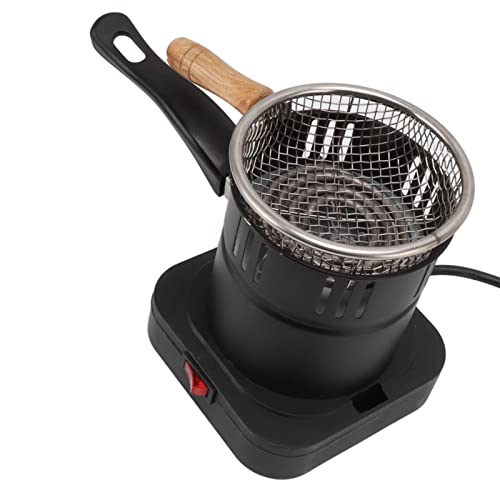 Accionadores de Carvão, Queimador de Carvão Elétrico, Queimador de Carvão Com Alça, Mini Fogão Preto
