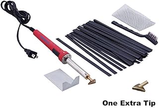 Massca Plastic Welding Kit with Rods, Reinforcing Mesh, Hot Iron Stand, and Wire
