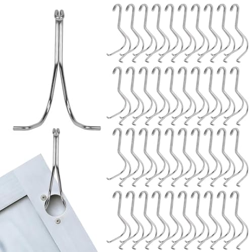 40 Pack Cabinet Door Painting Drying Rack 304 Stainless Steel Cabinet Door Hangers for Painting Metal Painting Hanging Hooks No-Drill Spray Drying Rack Clips Painting Cabinets Hanging System