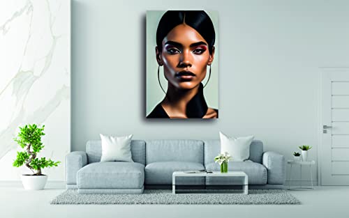 Impressions sur toile pour relooker un mur vide avec un portrait d'art moderne