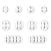Cable Clips Holders Cord Management, Multipurpose Cable Organizer 10 Pcs for Computer, Cell Phone or Charger (White)