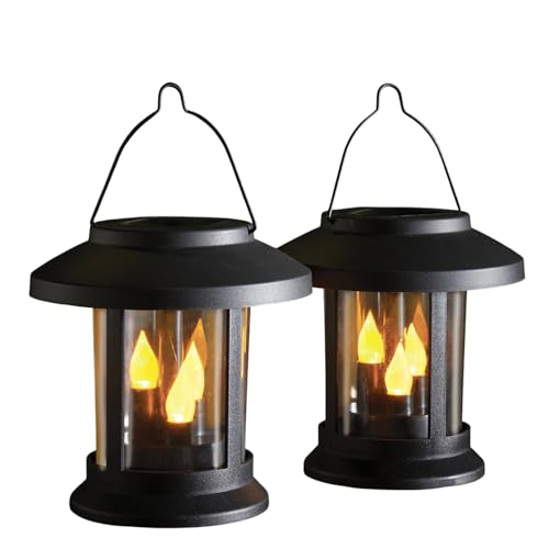Lanterne solaire sans fil pour baliser une allée sombre et décorer la table