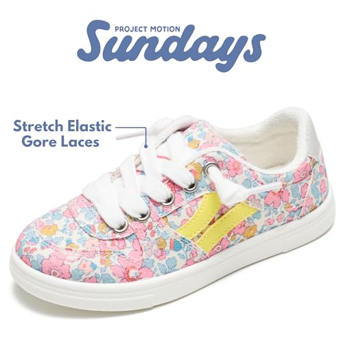 Image of Sundays Girls Sneakers Non-Slip Canvas Girls Shoes Comfort Kids Footwear