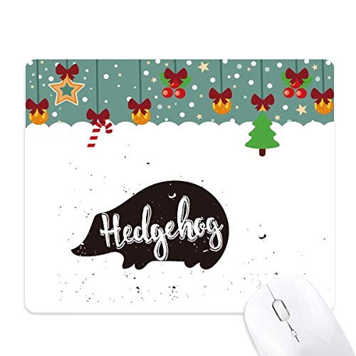 Tapis de souris hérisson en caoutchouc idée cadeau originale pour collègue de bureau