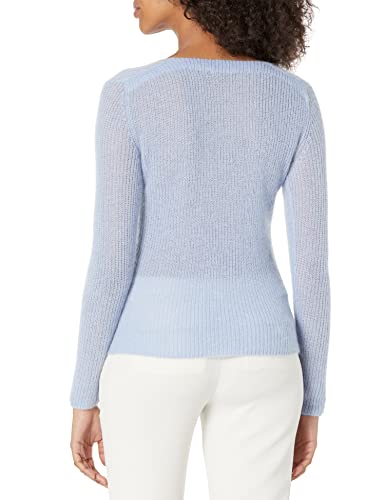 Vince Women's Scoop Neck Pullover, Lt Peri Blue, Small #TOP1