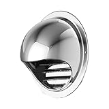 Matériau en acier inoxydable 304 : fabriqué en acier inoxydable 304 sûr et de haute dureté et conçu avec une structure robuste, ce bouchon de ventilation pour murs extérieurs offre une résistance fiable à l'usure et n'est pas sujet à la rouille ou à la déformation dans le temps.