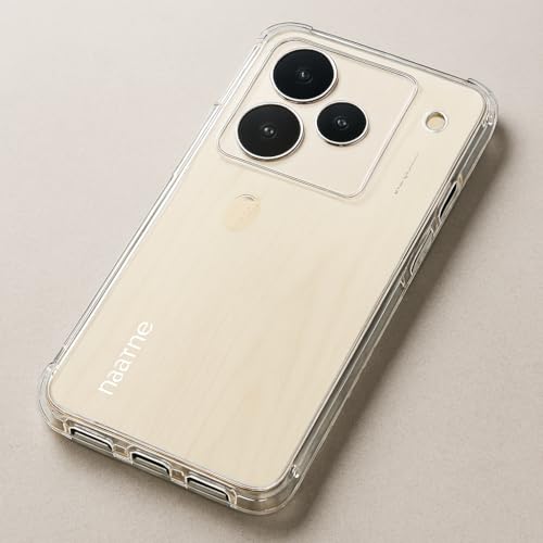 Image of COVERBLACK Flexible Rubber Case Back Cover Compatible for Realme RMX5116 / P4Pro (6.8) - Transparent