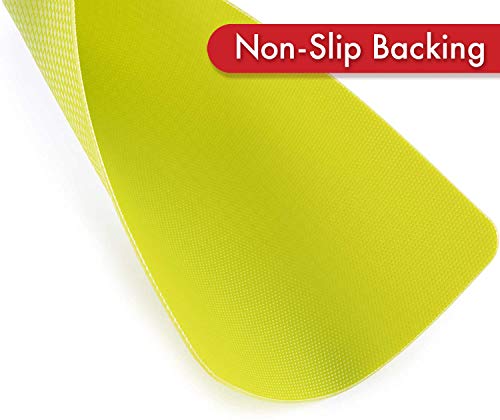 Dexas Heavy Duty Grippmat Flexible Cutting Board Set Of Four, 5.5 X 8, Gray, Red, White, Green #TOP6