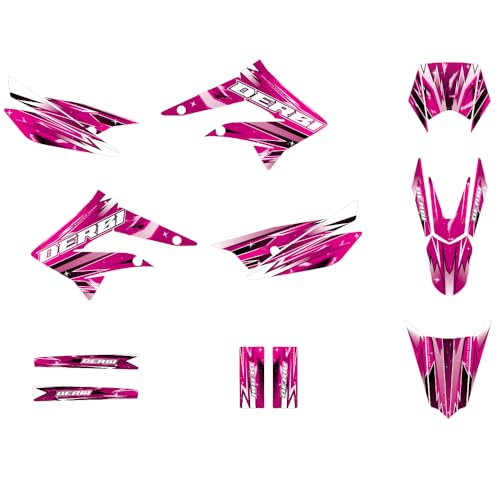 KIT DECO DERBI DRD 50 DE 2011 à 2017 GALAXIE Classic (Rose)