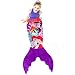 My Little Pony Mermaid Blanket - Super Soft My Little Pony Fleece Blanket Featuring Three Favorite Ponies - Kids Size for My Little Pony Fans