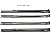 Grilling Corner Pipe Burner (4-Pack) for Charbroil 463230112, 463411512, 463411712, 463411911, 463722313, 463742111, C-45G4CB, Kenmore 122.16134, 122.16134110